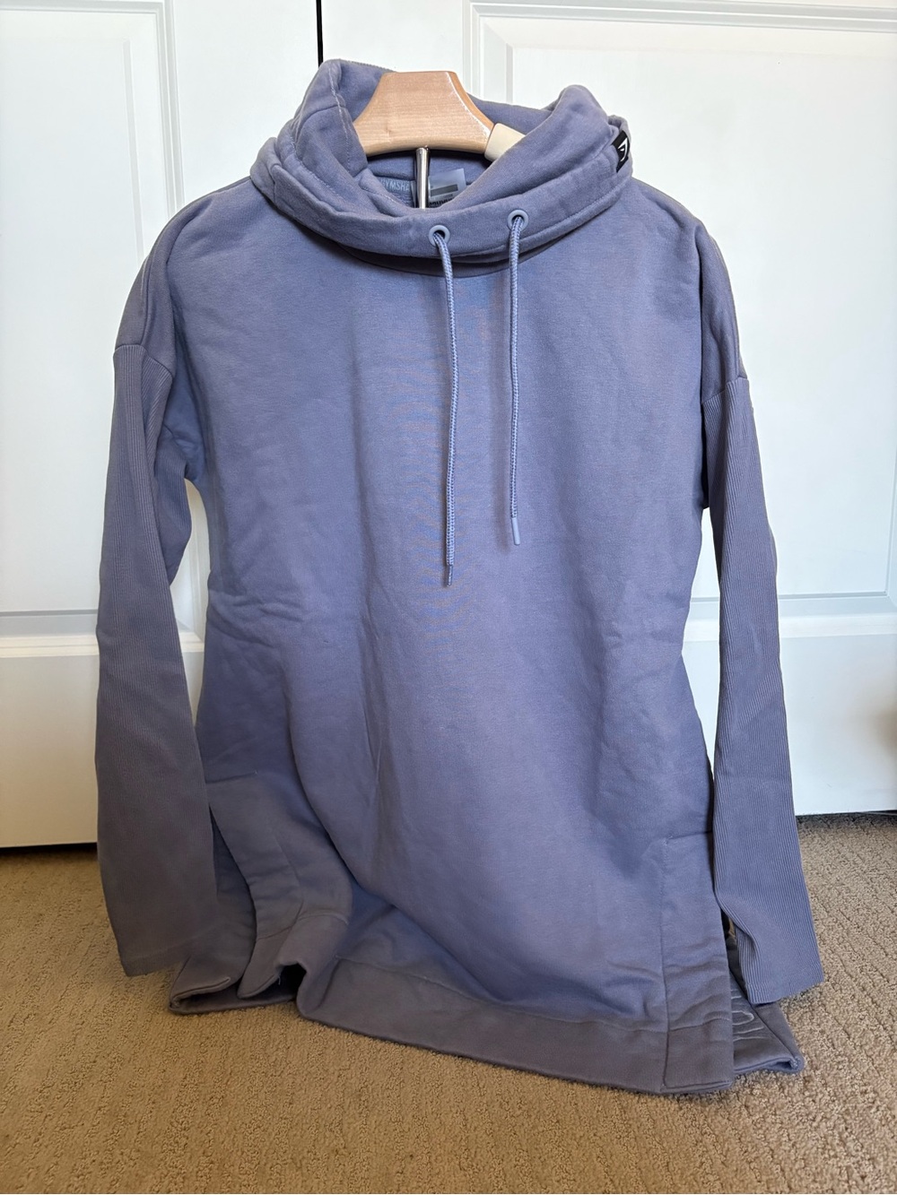 Gymshark Dusty Lavender Funnel Neck Hoodie